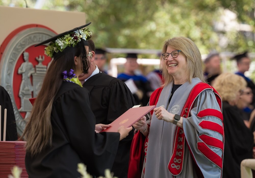 MIT President Sally Kornbluth at Commencement Ceremony