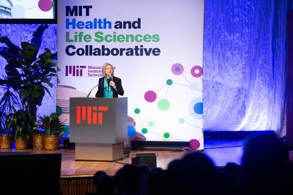 “Our goal with MIT HEALS is to help inspire, accelerate, and deliver solutions, at scale, to some of society’s most urgent and intractable health challenges,” MIT President Sally Kornbluth said at a launch event on Dec. 4.