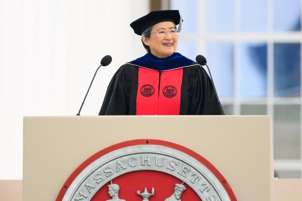 At the OneMIT Commencement ceremony, Lisa Su urged MIT's Class of 2026 to be ambitious about the problems they choose to solve.