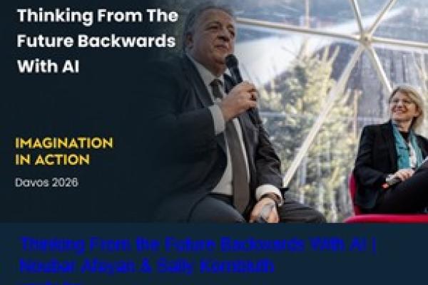 President Sally Kornbluth and Noubar Afeyan discuss how AI is transforming innovation, science, and human progress.